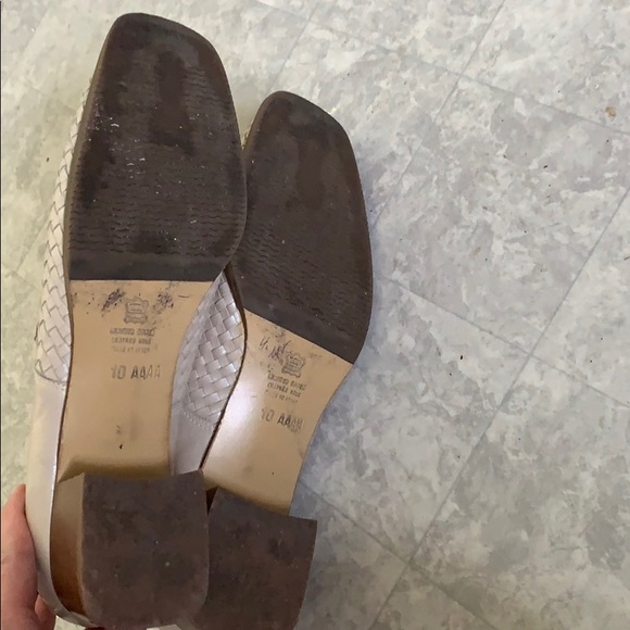 Heeled leather Italian loafers - Picture 5 of 6